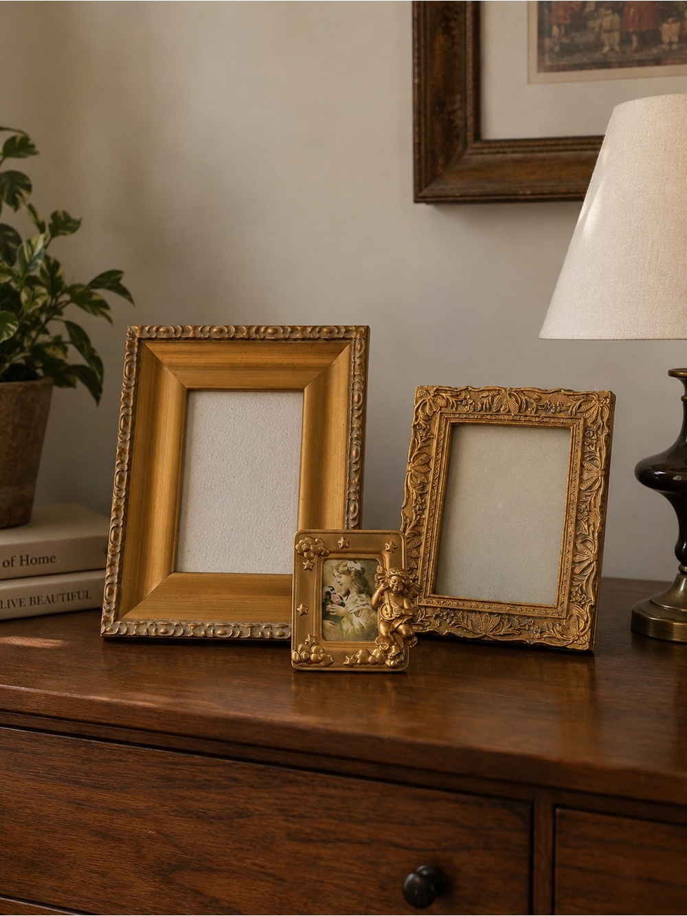 Ornate Gold Picture Frame Set – Home Accents
